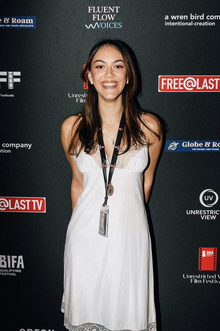 Shanti Scalpello at the Where You At premiere